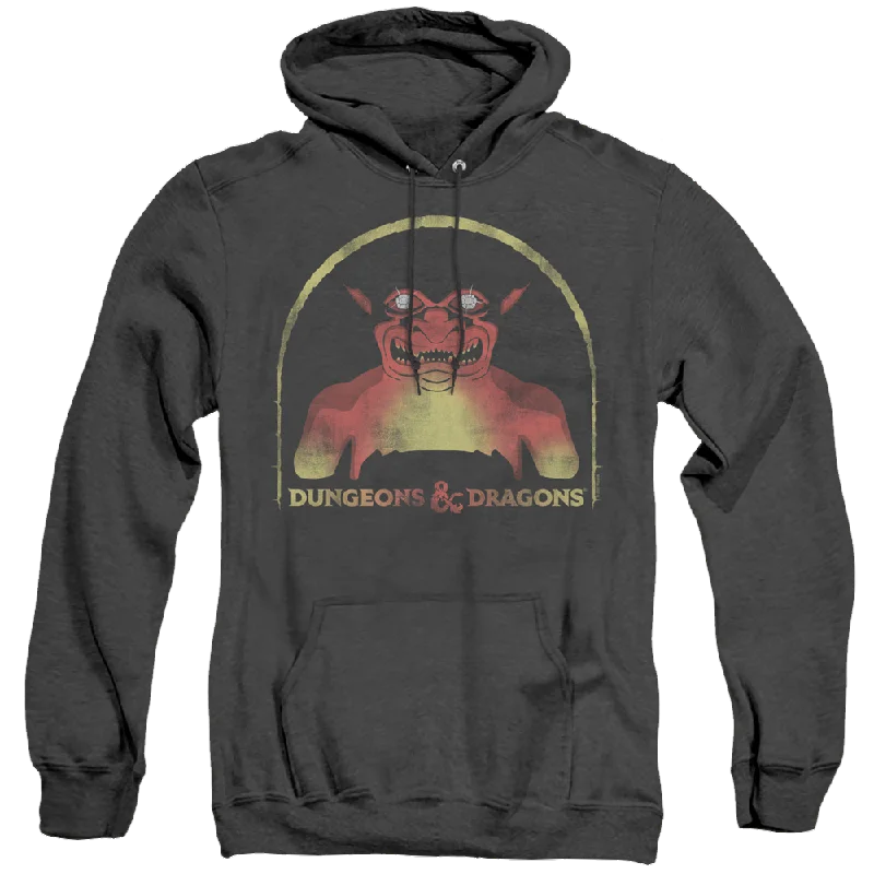 Dungeons & Dragons Old School - Heather Pullover Hoodie Oblong Neck Pullover
