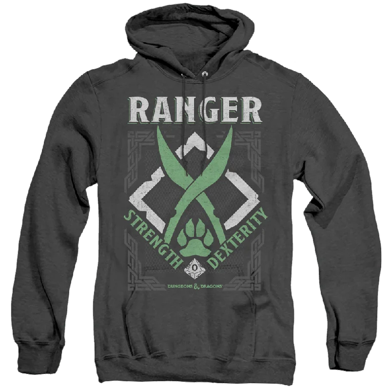 Dungeons & Dragons Ranger - Heather Pullover Hoodie Shawl Collar Sweater
