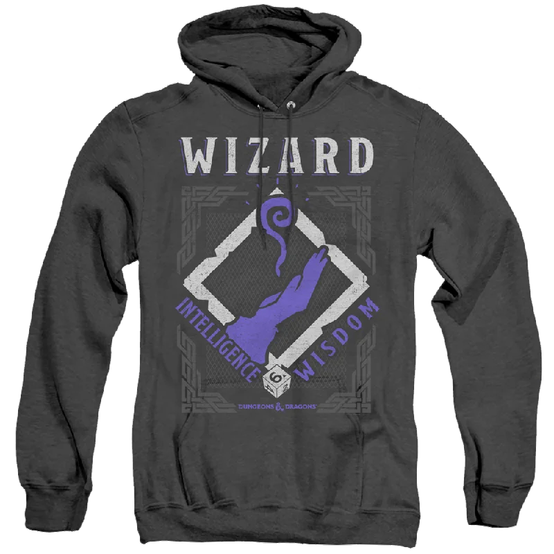 Dungeons & Dragons Wizard - Heather Pullover Hoodie Port Neck Pullover