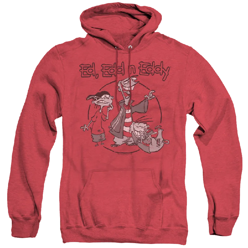 Ed, Edd n Eddy Gang - Heather Pullover Hoodie Angora Wool Cozy
