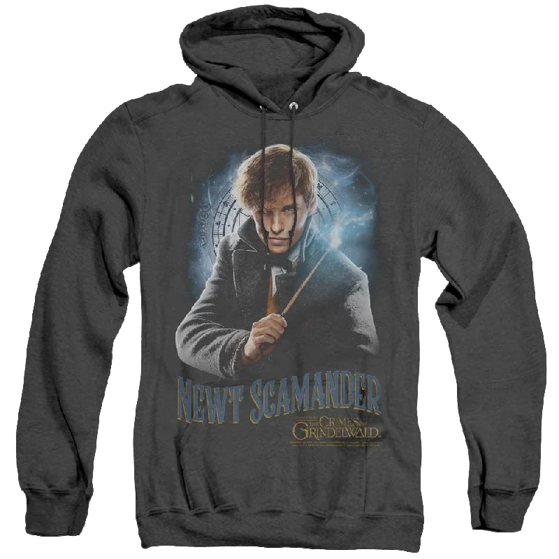 Fantastic Beasts And The Crimes Of Grindlewald Scamander Monogram - Heather Pullover Hoodie Tight Sleeve Top Fantastic Beasts And The Crimes Of Grindlewald Scamander Monogram - Heather Pullover Hoodie Tight Sleeve Top
