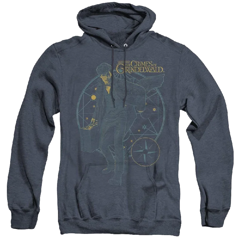 Fantastic Beasts And The Crimes Of Grindlewald Suitcase - Heather Pullover Hoodie Asymmetrical Neck Pullover Fantastic Beasts And The Crimes Of Grindlewald Suitcase - Heather Pullover Hoodie Asymmetrical Neck Pullover