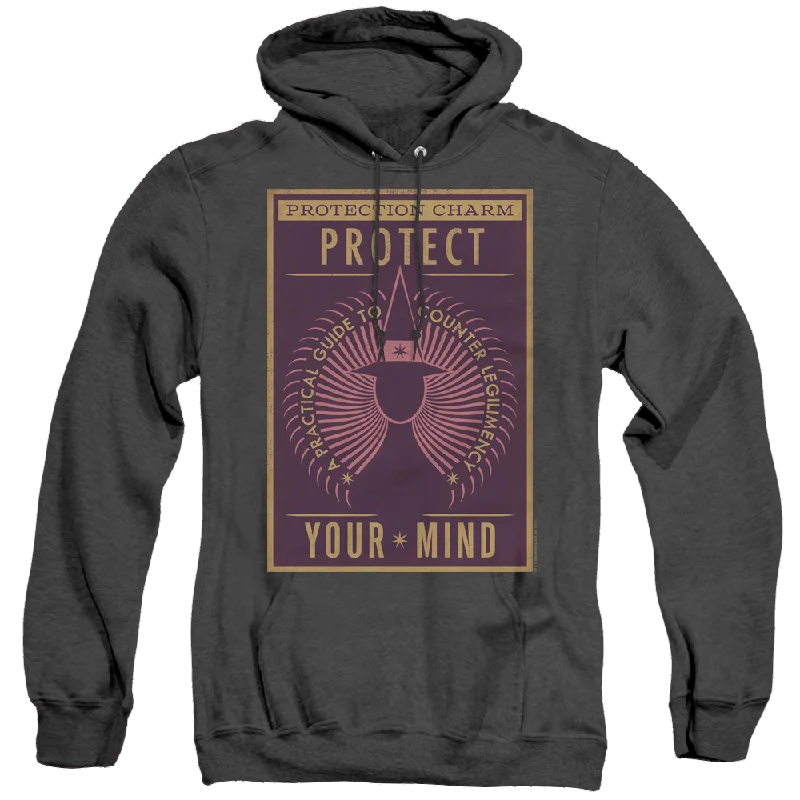 Fantastic Beasts And Where To Find Them Protect Your Mind - Heather Pullover Hoodie Cowl Neck Pullover Fantastic Beasts And Where To Find Them Protect Your Mind - Heather Pullover Hoodie Cowl Neck Pullover