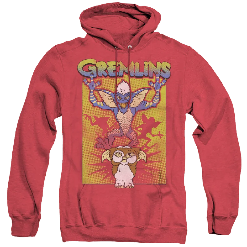 Gremlins Be Afraid - Heather Pullover Hoodie Fitted Ribbed Sweater