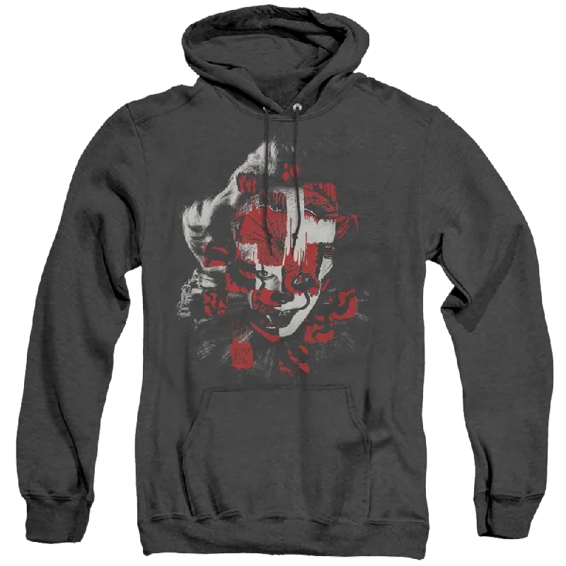 It Come Back - Heather Pullover Hoodie Button Front Sweater