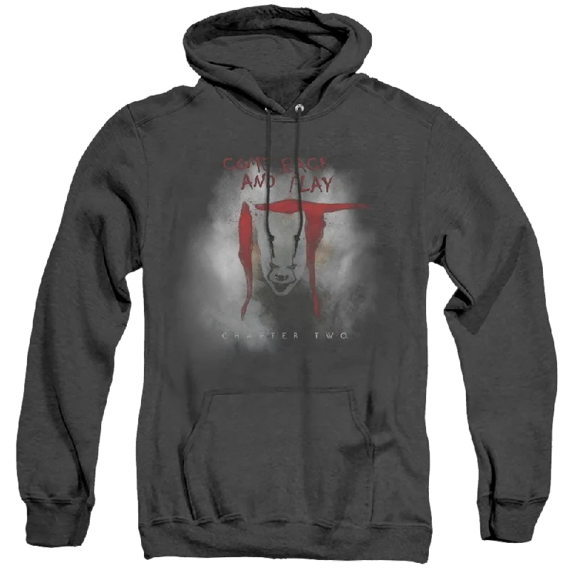 It Come Back And Play - Heather Pullover Hoodie Crew Neck Wool