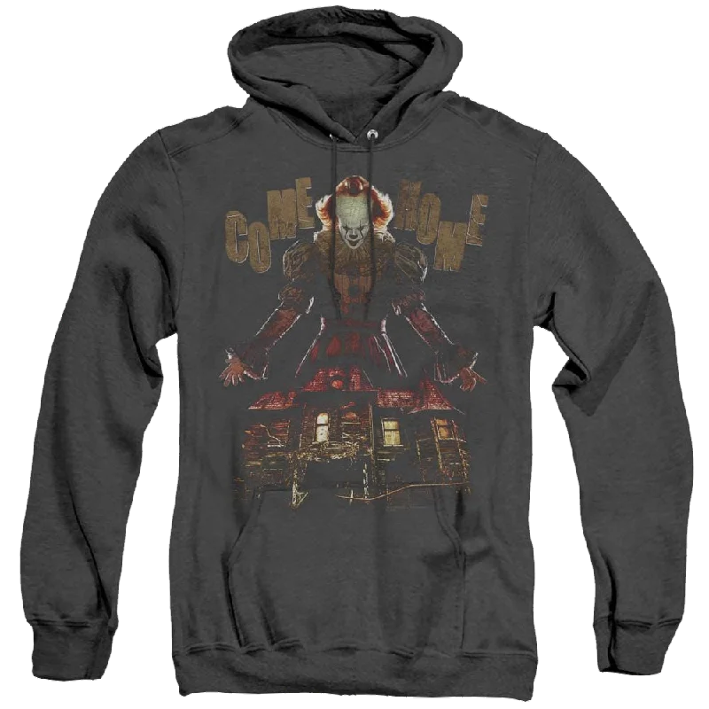 It Come Home - Heather Pullover Hoodie Fine Merino Wool