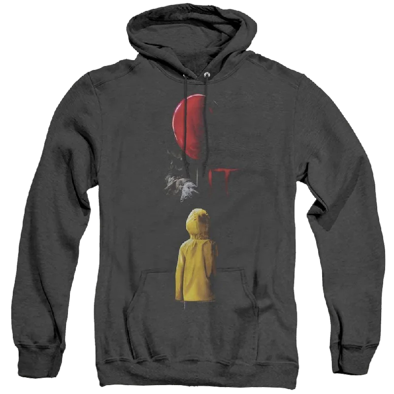 It Red Balloon - Heather Pullover Hoodie Textured Knit Design