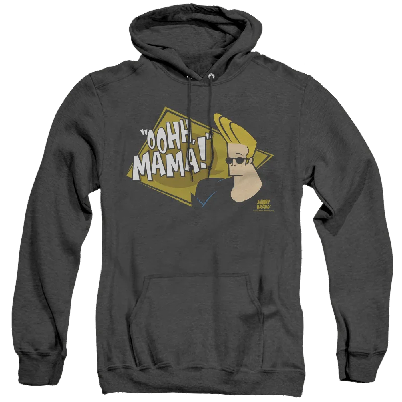 Johnny Bravo Oohh Mama - Heather Pullover Hoodie Set Sleeve Pullover