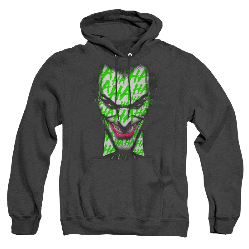 Joker, The Ha Ha Smile - Heather Pullover Hoodie Fine Merino Wool