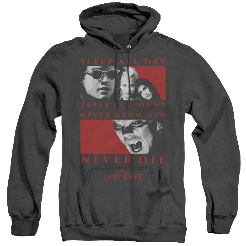 Lost Boys, The Never Die - Heather Pullover Hoodie Boat Neck Sweater