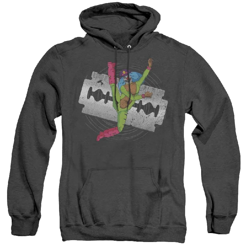 Metalocalypse Rockso Dance - Heather Pullover Hoodie Button Front Sweater