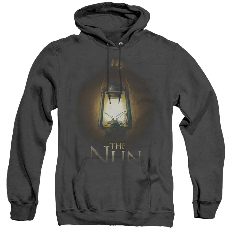 Nun, The Lantern - Heather Pullover Hoodie Asymmetrical Neck Pullover
