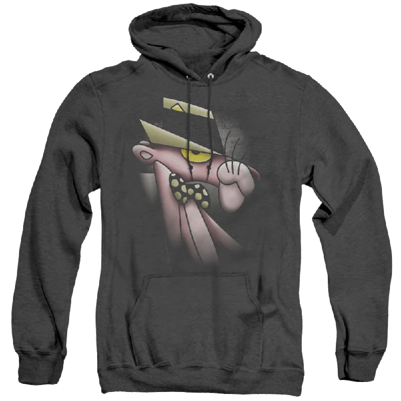 Pink Panther - Heather Pullover Hoodie Keyhole Neck Pullover