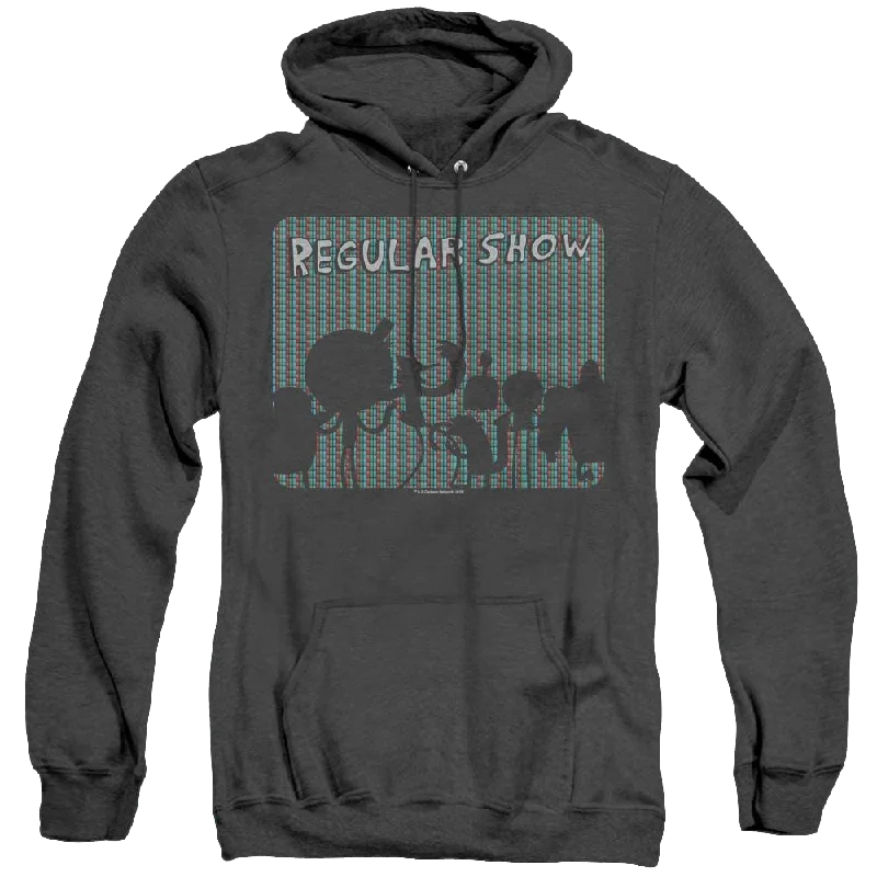 Regular Show, The Rgb Show - Heather Pullover Hoodie Box Sleeve Comfort