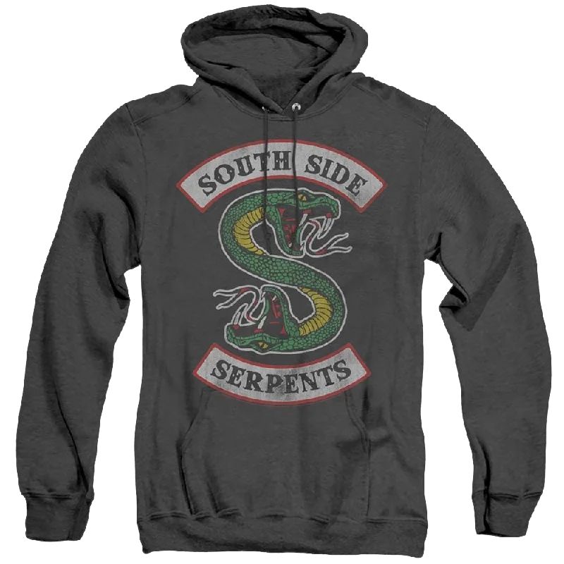 Riverdale South Side Serpent - Heather Pullover Hoodie Tight Sleeve Top