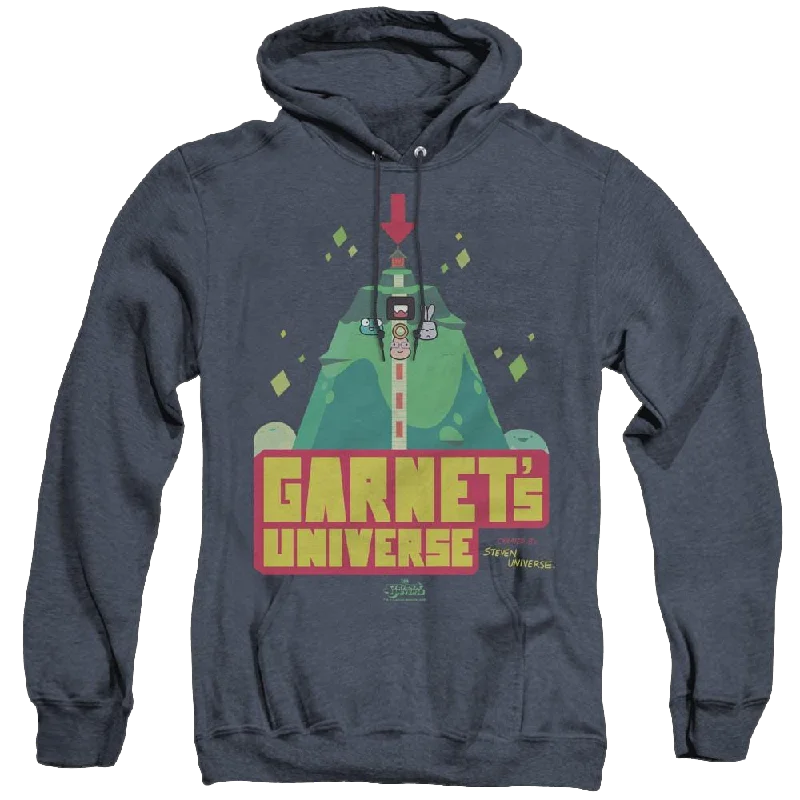 Steven Universe Garnets Universe - Heather Pullover Hoodie Textured Knit Design