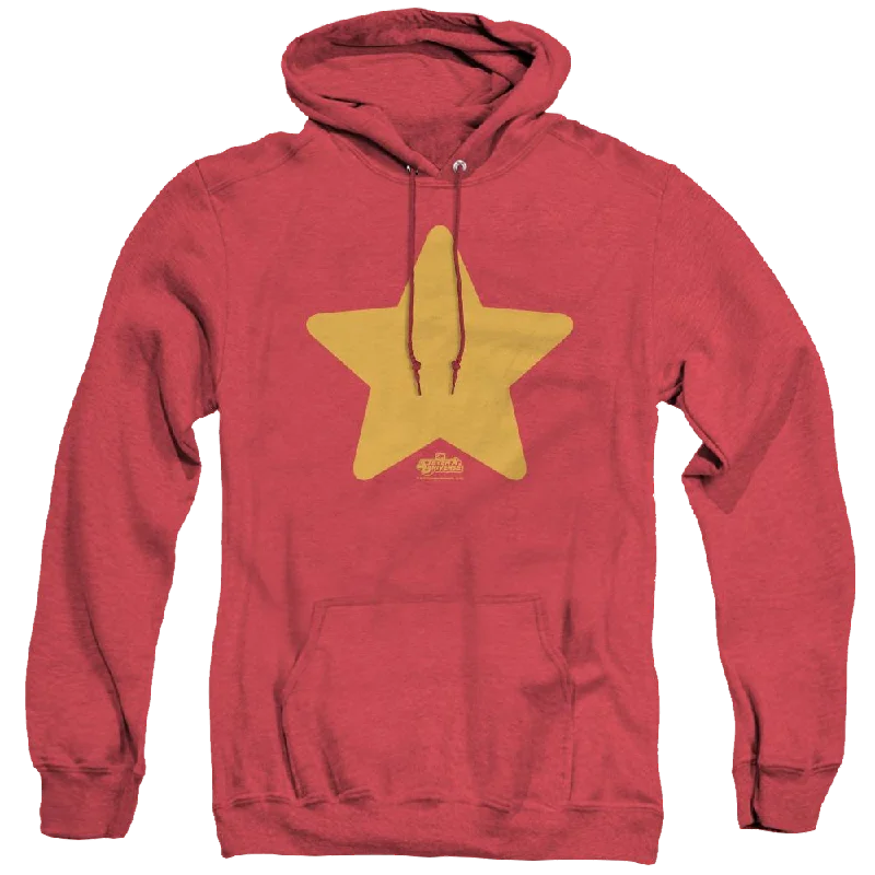 Steven Universe Star - Heather Pullover Hoodie Bishop Sleeve Elegant