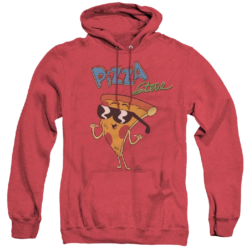 Uncle Grandpa Pizza Steve - Heather Pullover Hoodie Bolero Style Sweater
