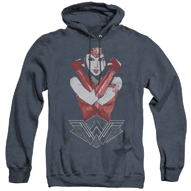 Wonder Woman Movie Amazon - Heather Pullover Hoodie Thin Wool Pullover
