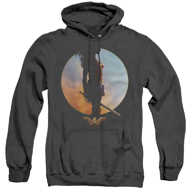 Wonder Woman Movie Wisdom And Wonder - Heather Pullover Hoodie V-Neck Stylish Pullover