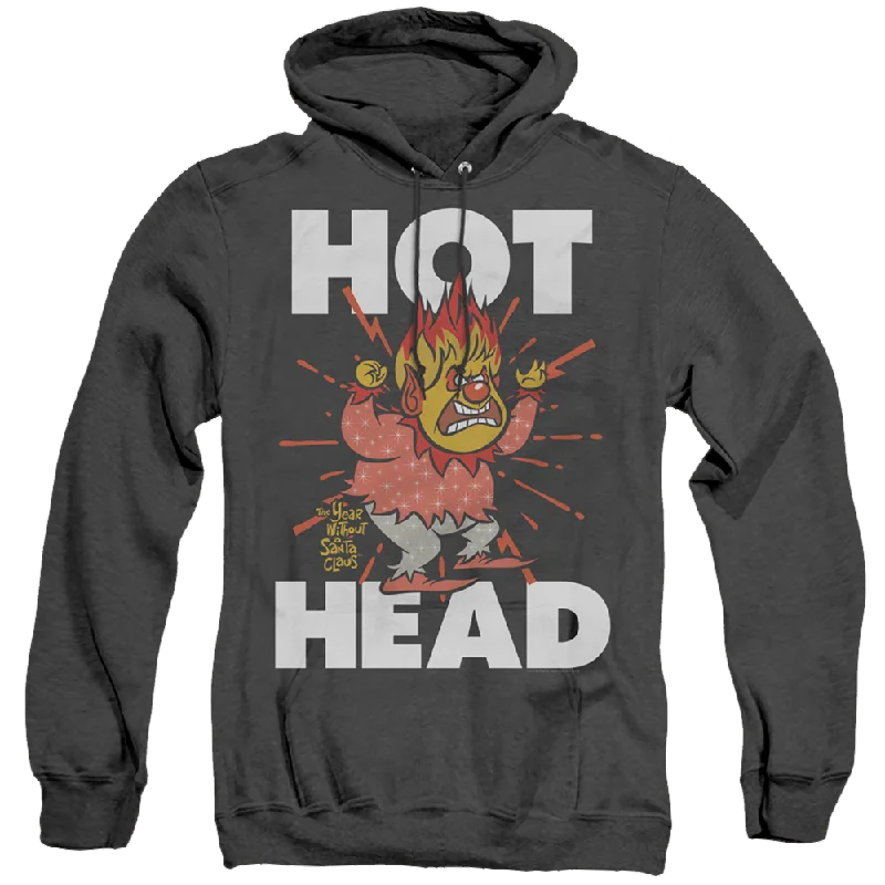 Year Without A Santa Claus, The Hot Head - Heather Pullover Hoodie Sheath Sleeve Elegant Year Without A Santa Claus, The Hot Head - Heather Pullover Hoodie Sheath Sleeve Elegant