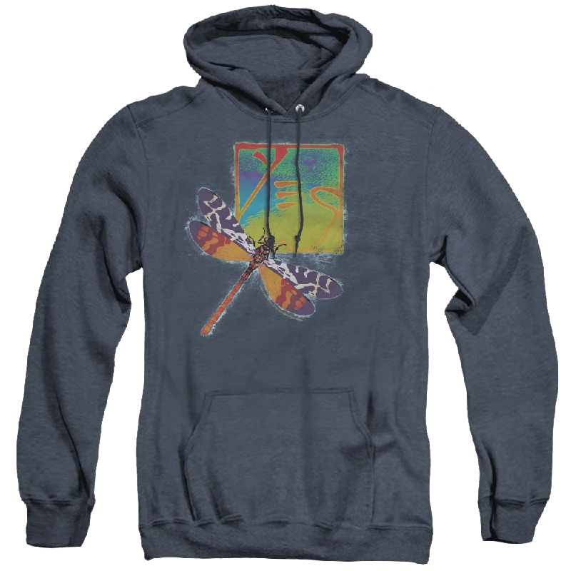 Yes Dragonfly - Heather Pullover Hoodie High Neck Pullover