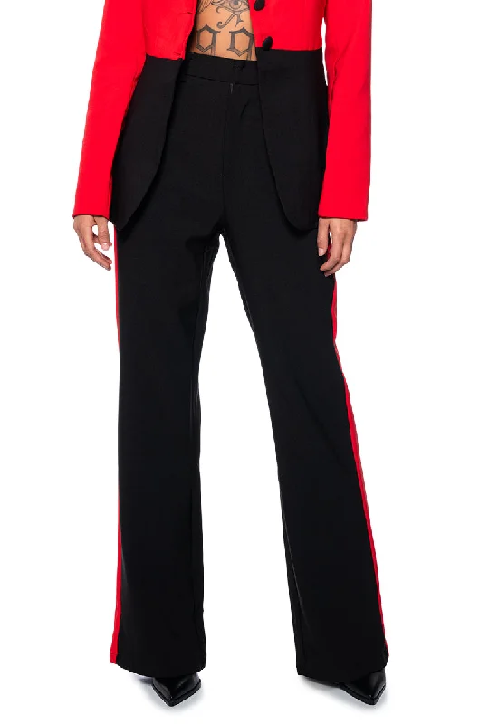 34TH STREET COLOR BLOCK TROUSER Trousers sophisticated sleek