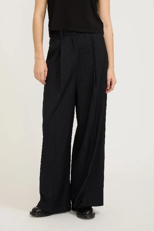 Agnes Trousers Navy Trousers Vintage Classic