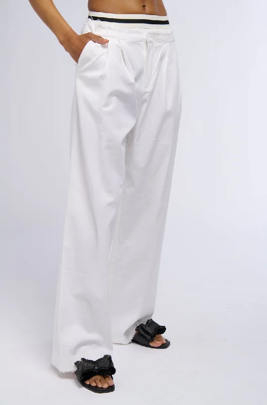 ALASTOR ELASTIC WAIST WIDE LEG TROUSER Trousers Mesh Breathable