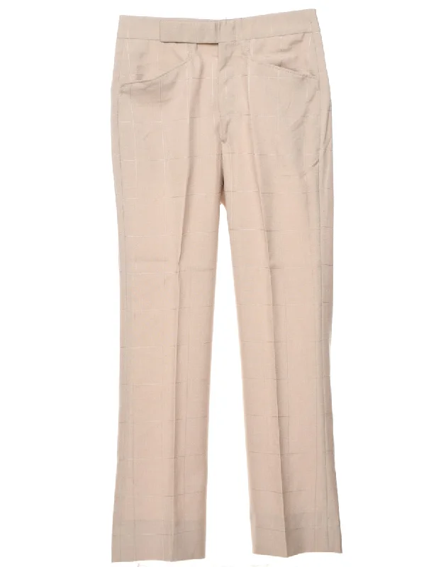 Beige Trousers - W30 L29 Trousers stylish elegant