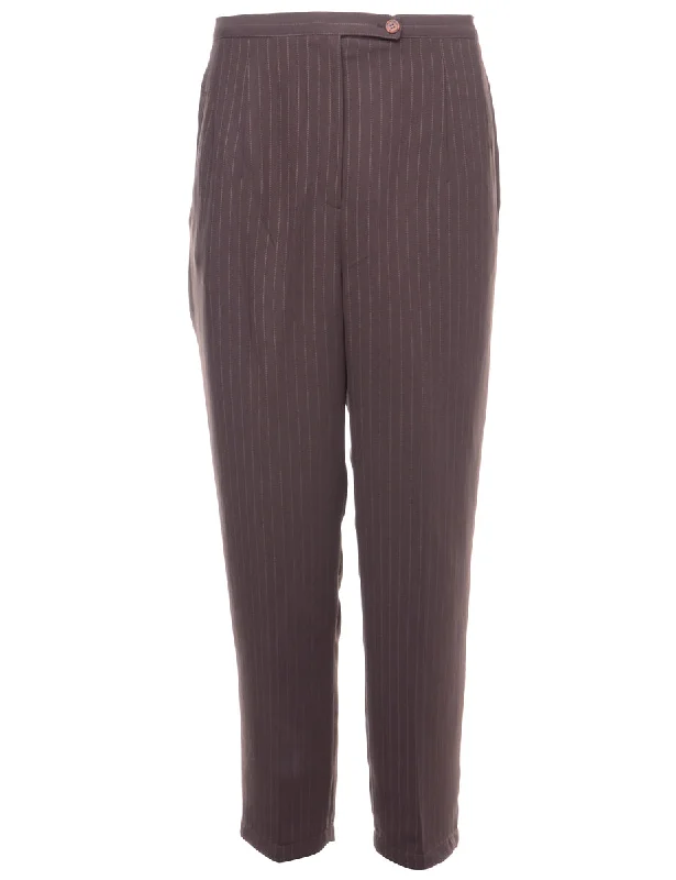 Beyond Retro Reworked Cropped Dana Tapered Trouser - W30 Cropped Trousers Casual Linen Beyond Retro Reworked Cropped Dana Tapered Trouser - W30 Cropped Trousers Casual Linen