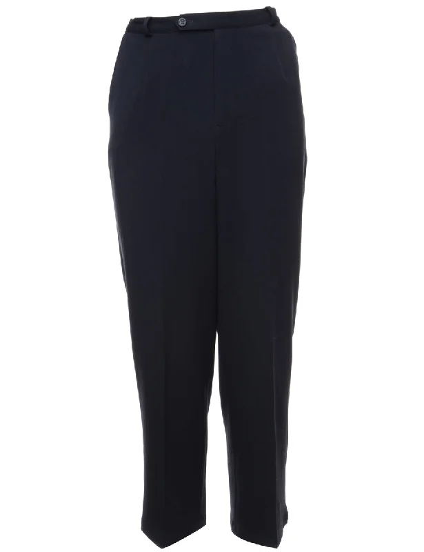 Beyond Retro Reworked Cropped Dana Tapered Trouser - W32 Trousers Elastic Waist Soft Beyond Retro Reworked Cropped Dana Tapered Trouser - W32 Trousers Elastic Waist Soft
