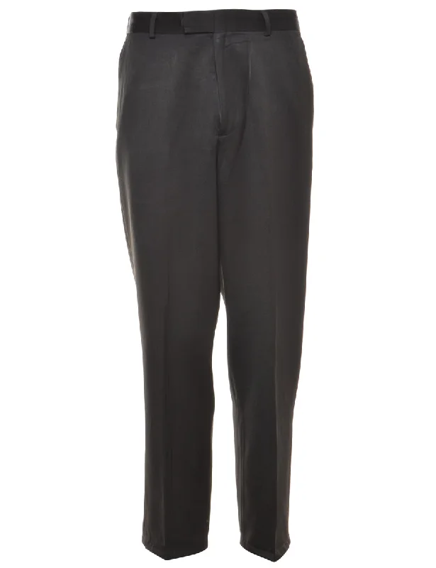 Beyond Retro Reworked Lewis Cropped Smart Trousers - W34 Trousers Print Floral