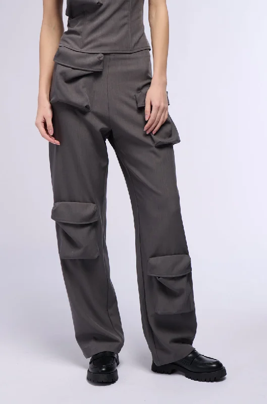 BOOKED AND BUSY STRAIGHT LEG CARGO TROUSER Trousers Spring Floral