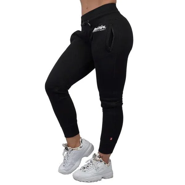 Brachial Tracksuit Trousers Lucky - Black Trousers Low Rise Relaxed