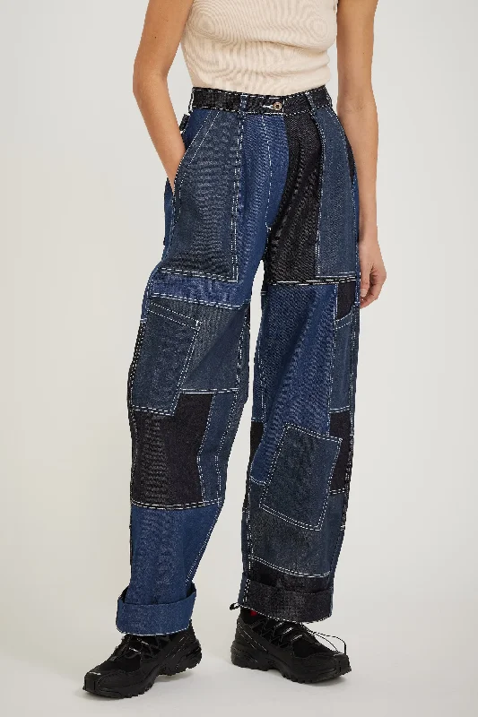 Freedom Flight Trousers Denim Trousers Floral Bohemian