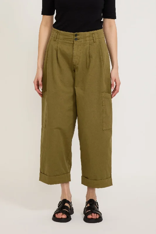 Grease Trouser Olive Green Trousers Velvet Soft