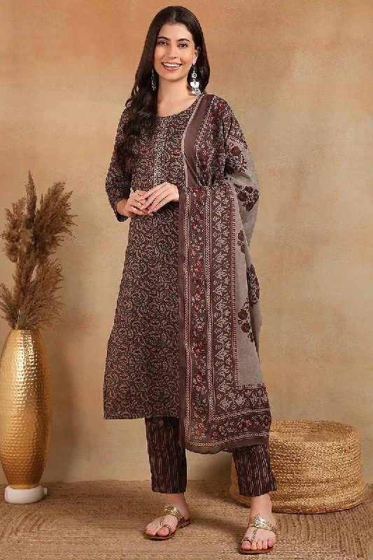 Grey Rayon Blend Ethnic Motifs Printed Straight Trouser Suit Set Trousers Review Highly Grey Rayon Blend Ethnic Motifs Printed Straight Trouser Suit Set Trousers Review Highly