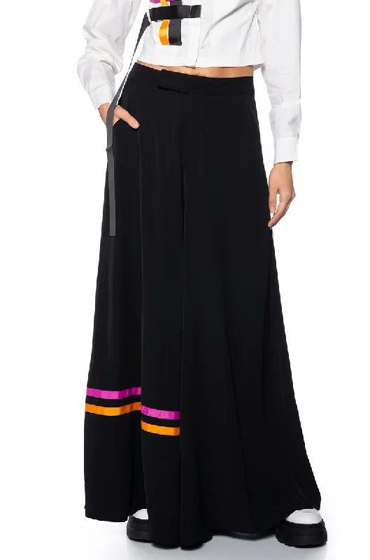 INSEPARABLE WIDE LEG STRIPED TROUSER Trousers Striped Patterned