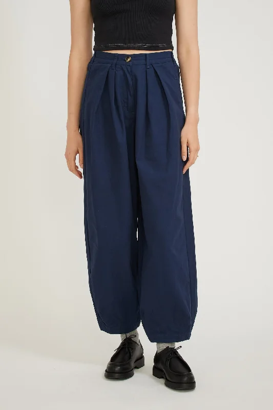 Jenkin Trousers Prussian Blue Trousers chic elegant