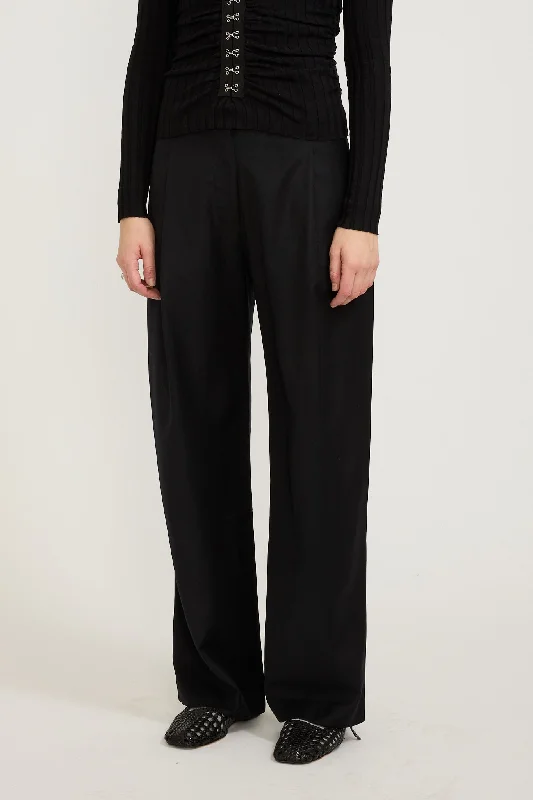 Lana Trouser Black Trousers Chinos Classic