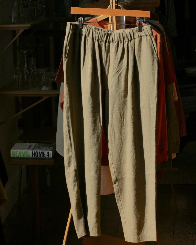 Linen Acorn Trousers - Khaki Trousers Corduroy Warm