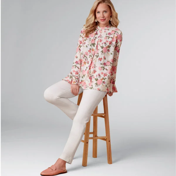 New Look Tops and Trousers N6712 Cropped Trousers Casual Linen