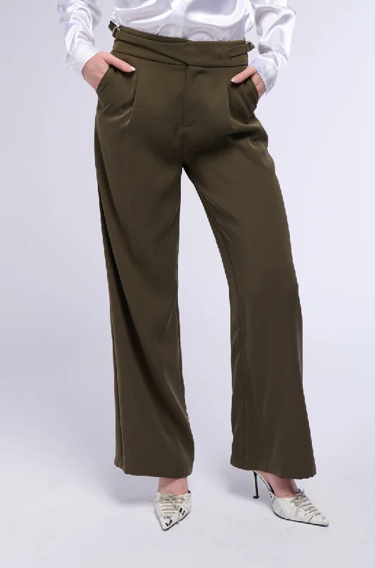 OLIVIA WRAP WAIST TROUSER Trousers Chinos Classic