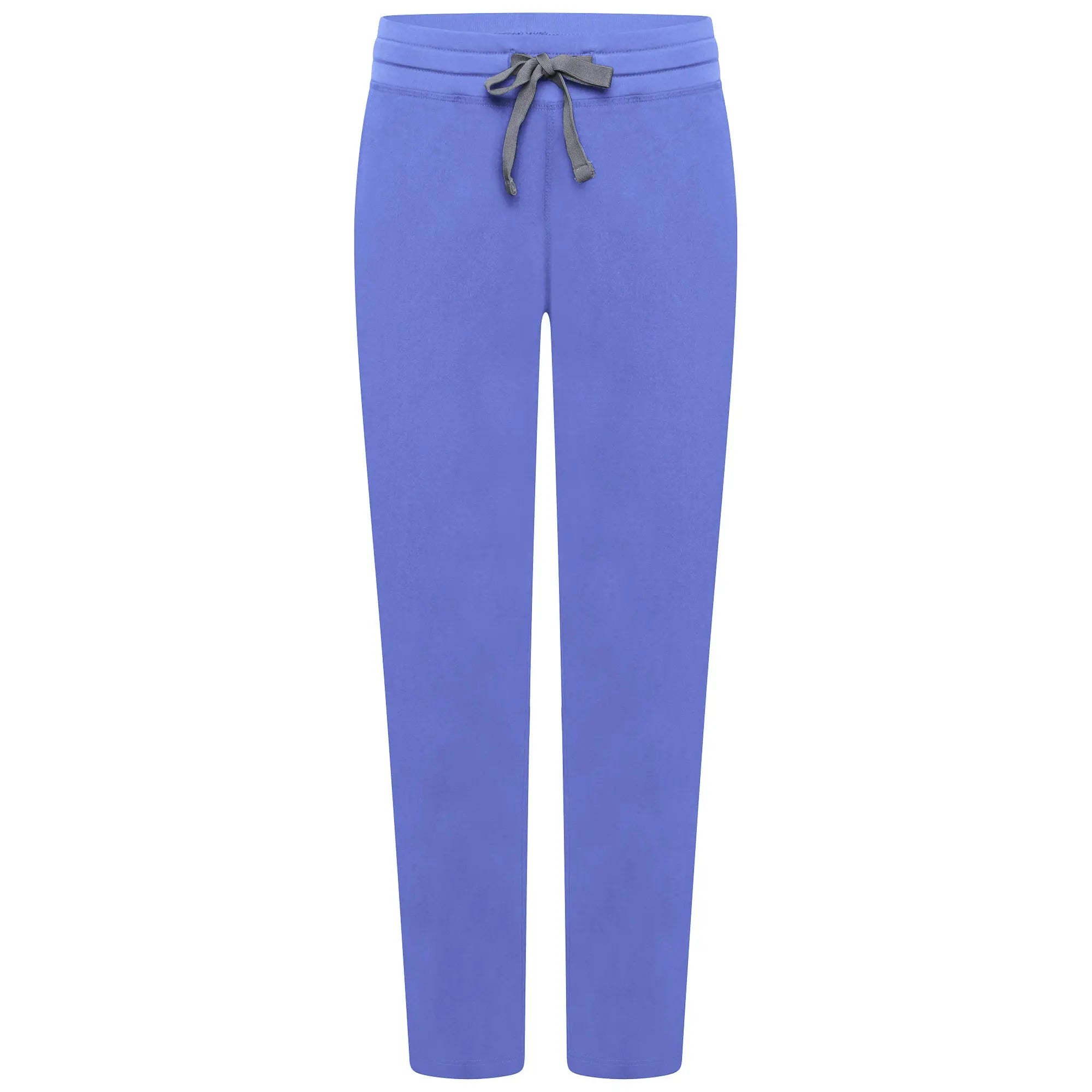 Simki Women's Arlo Straight Leg Scrub Trouser - Ceil Blue Trousers Capri Summer