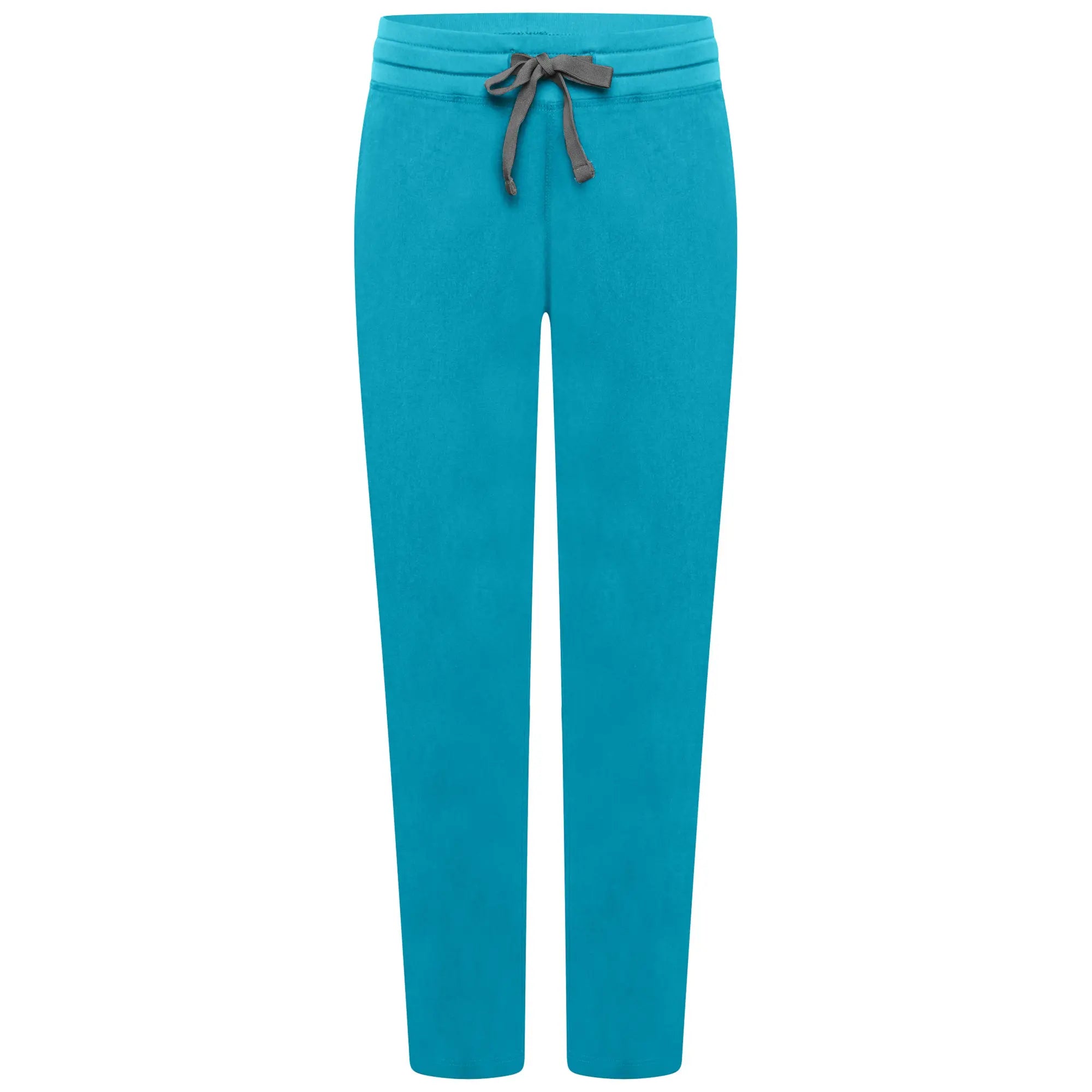 Simki Women's Arlo Straight Leg Scrub Trouser - Teal Trousers Culottes Wide Leg