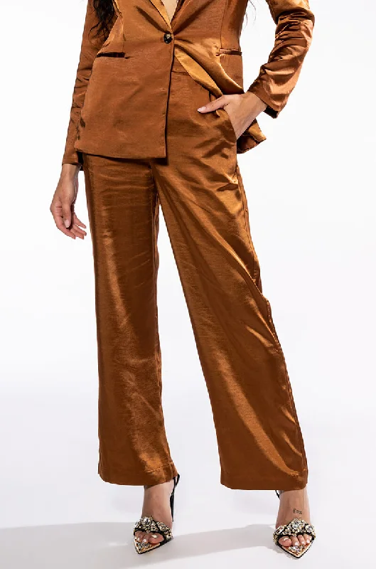 STAY RADIANT SATIN TROUSER Trousers Wedding White