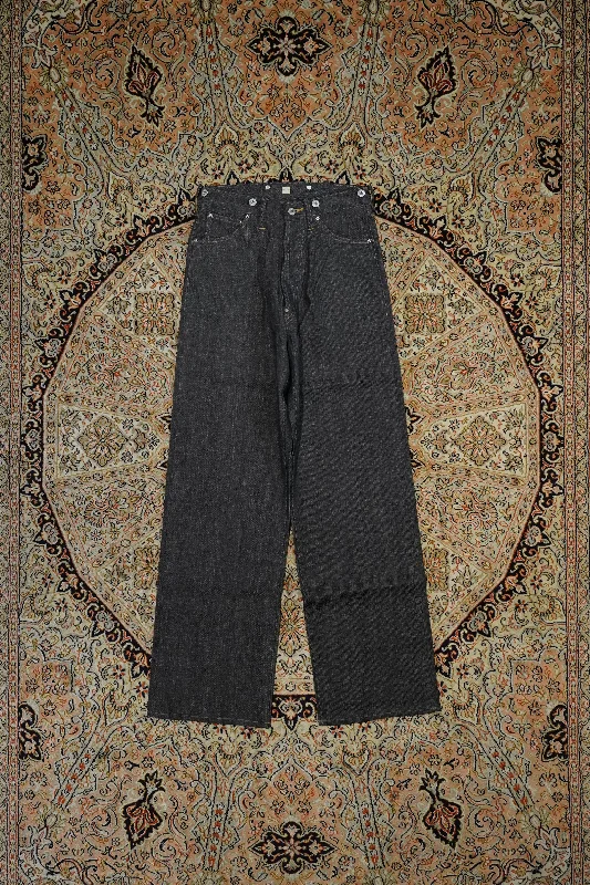 DENIM TROUSERS C.1920'S(RAW INDIGO) Skinny Trousers Denim Stretchy