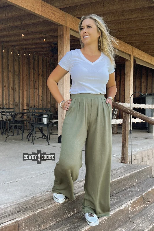 Texline Olive Trousers Trousers Cargo pockets